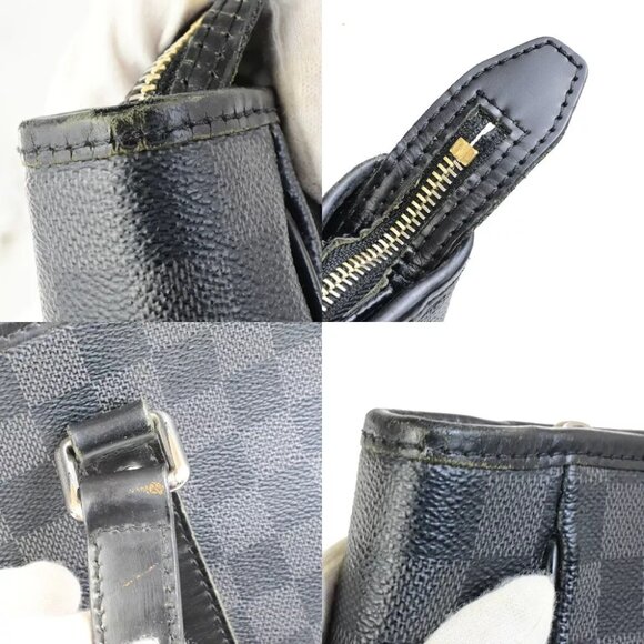 LOUIS VUITTON Tadao 2Way Shoulder Hand Bag Damier Graphite BK N51192 10ED499 - Picture 15 of 16